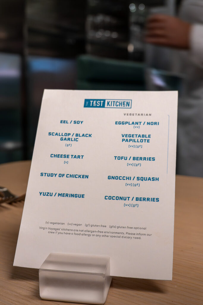 the test kitchen menu c virgin voyages