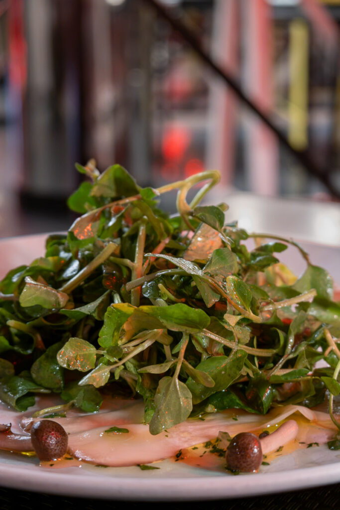 King Trumpet Carpaccio at Razzle Dazzle