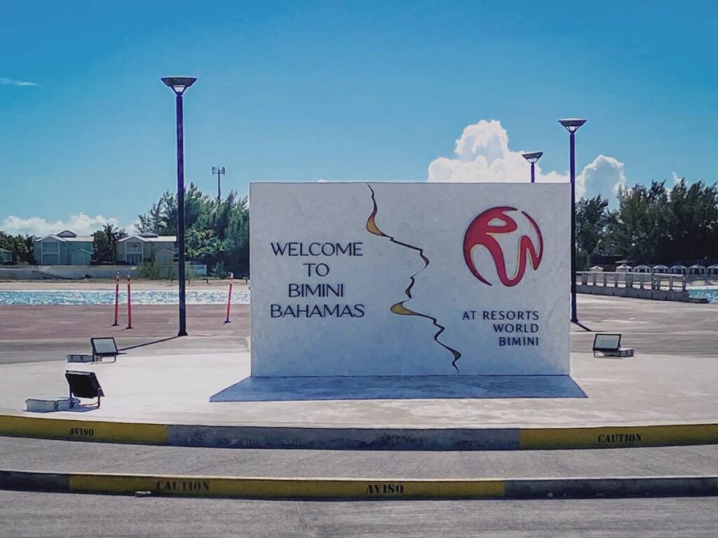 welcome to bimini bahamas sign joenidcorner