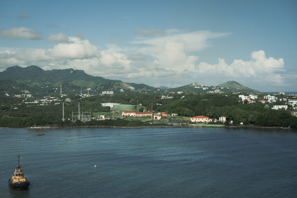 puerto plata dominican republic view from cruise ship