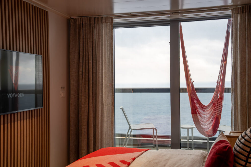 Virgin Voyages Sea Terrace Cabin Resilient Lady Balcony View From Bedroom