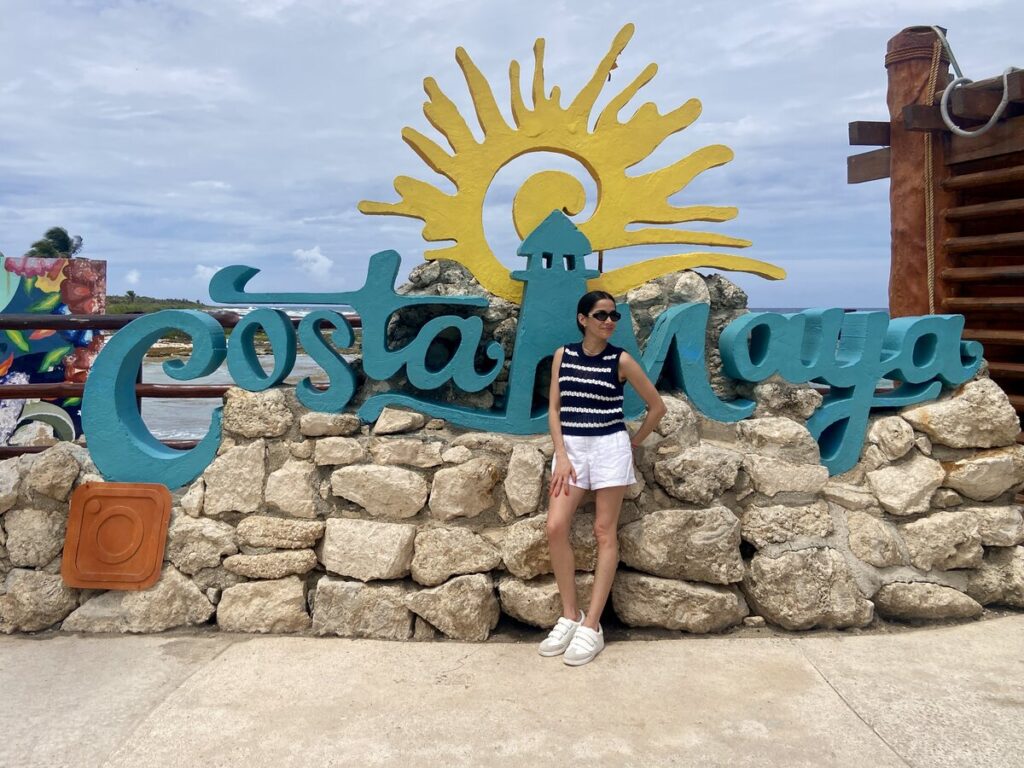 Costa Maya Cruise Port Sign Mexico