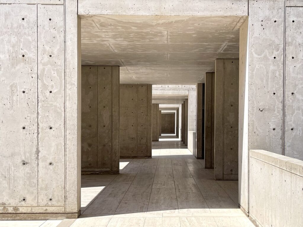 The Salk Institute Tour Corridor Portico