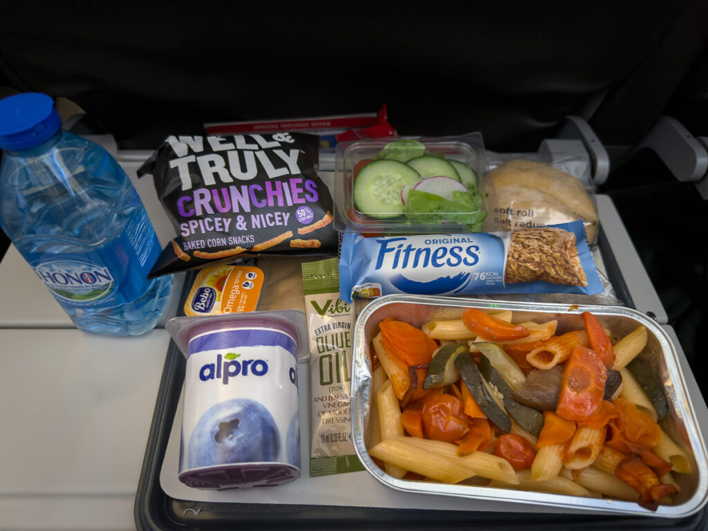 Inflight Meal Vegan Food American Airlines