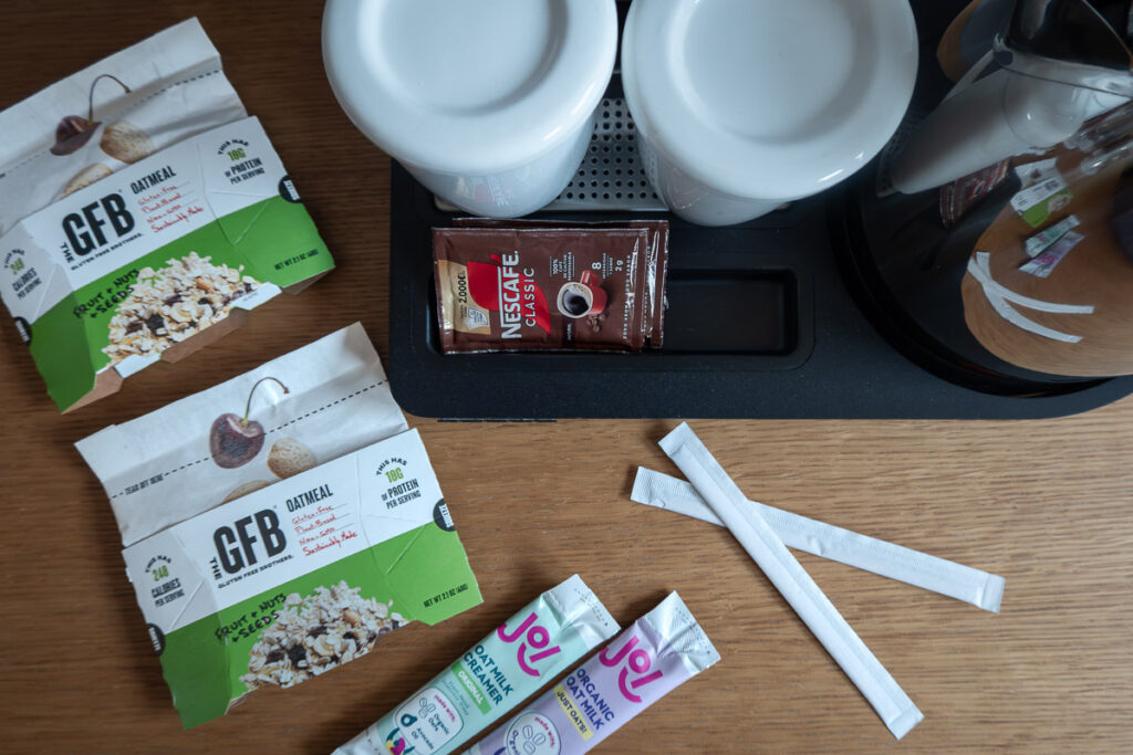 The GFB Gluten Free Oatmeal and JOI Oatmilk Creamer and Organic Oat Milk Powder
