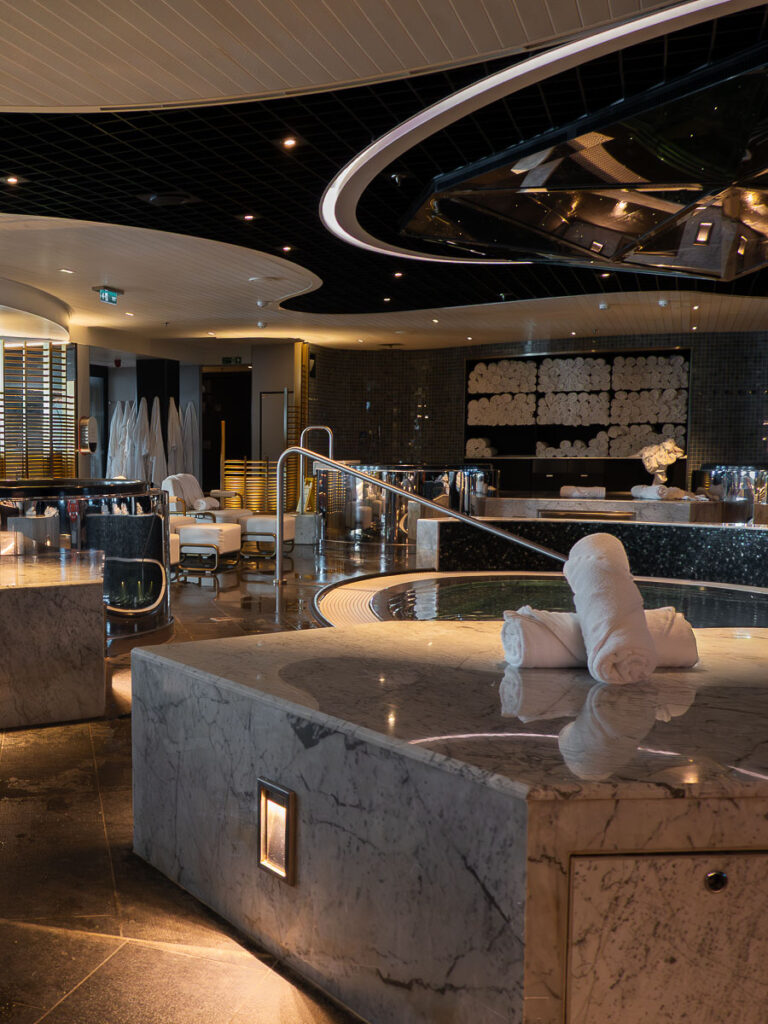 redemption spa pool on Virgin Voyages cruise