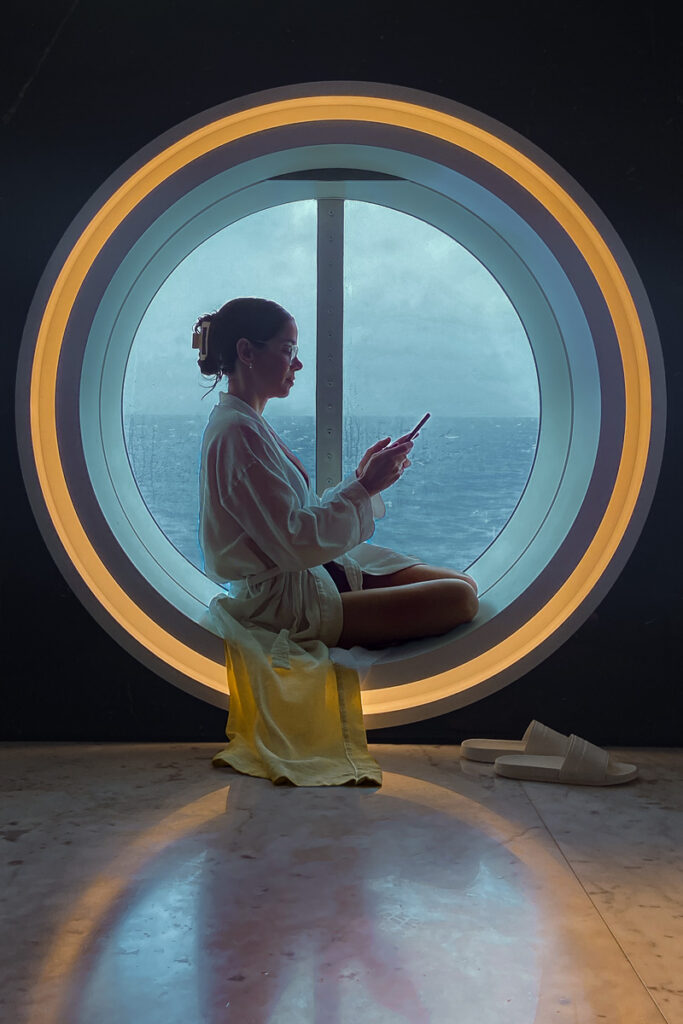 Virgin Voyages redemption spa pothole