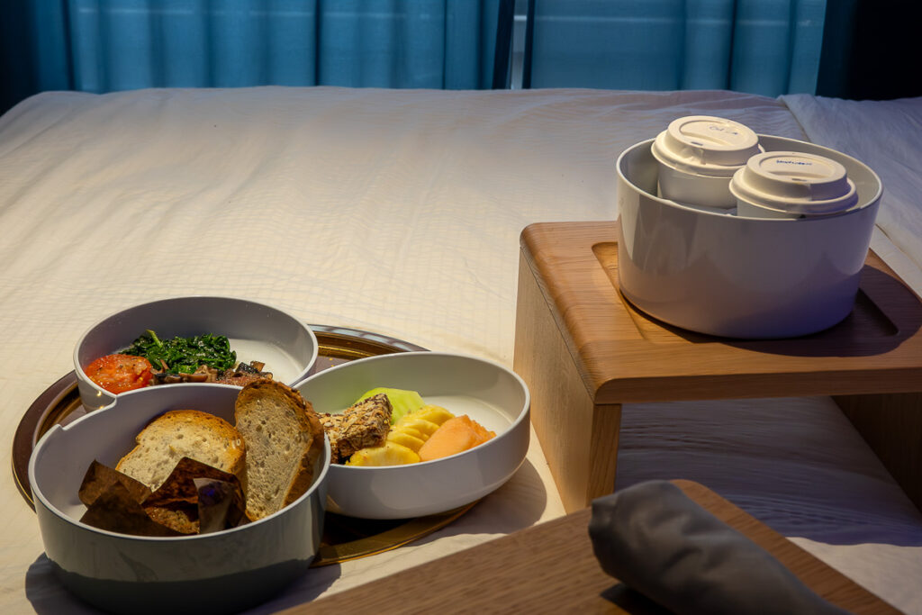 Virgin Voyages Ship Eats breakfast vegan option