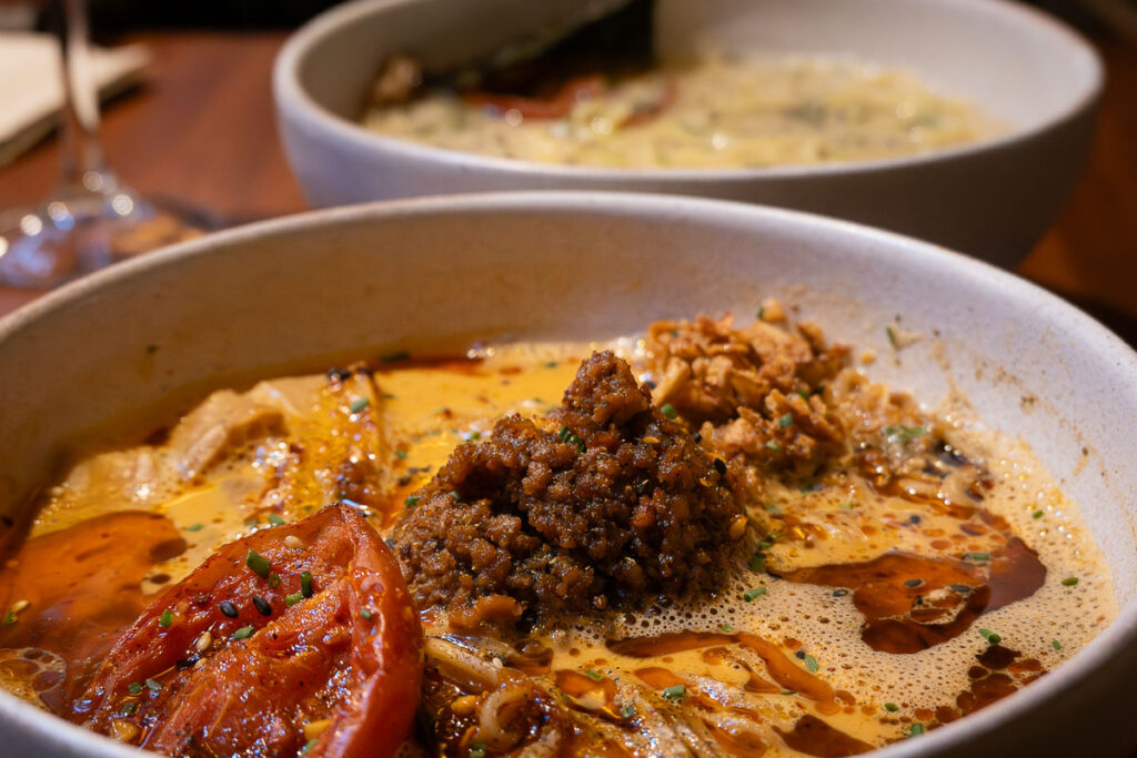 Tantanmen vegan ramen Barcelona Umami