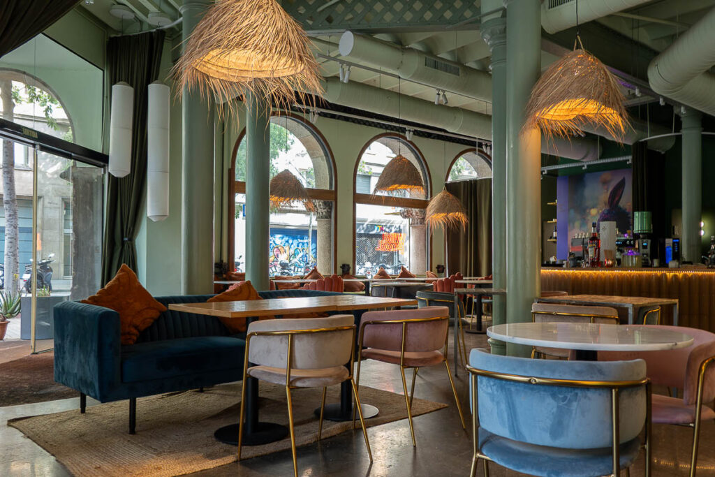 interior restaurant wild food barcelona