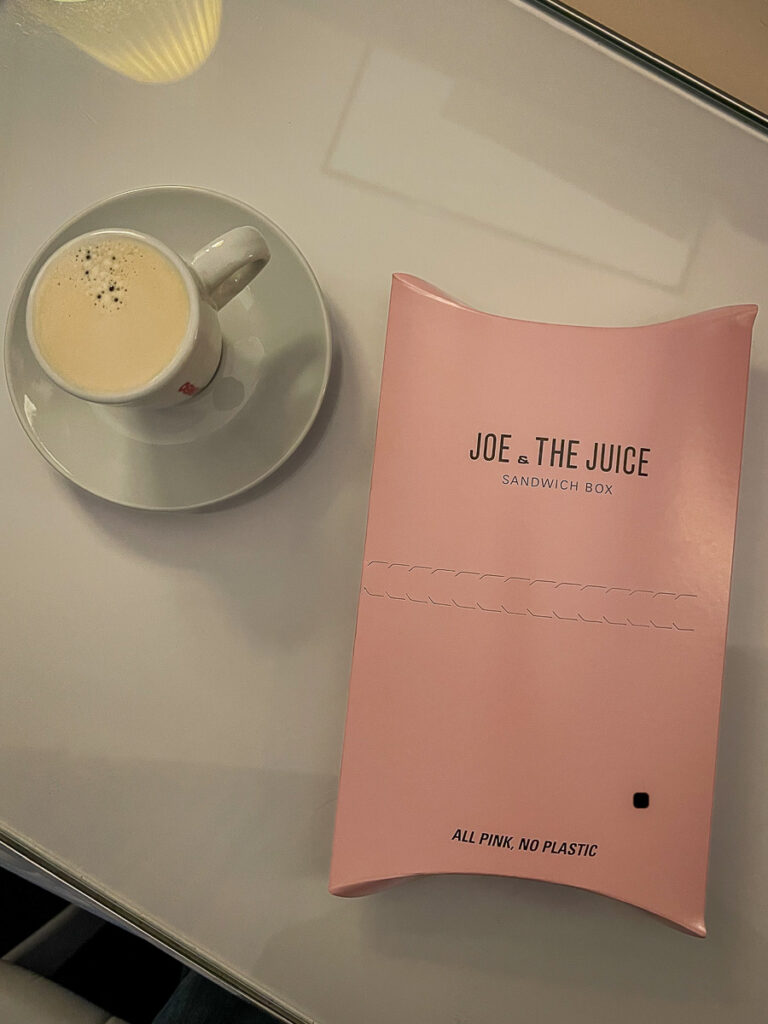 joe and the juice miami food pink box and coffee