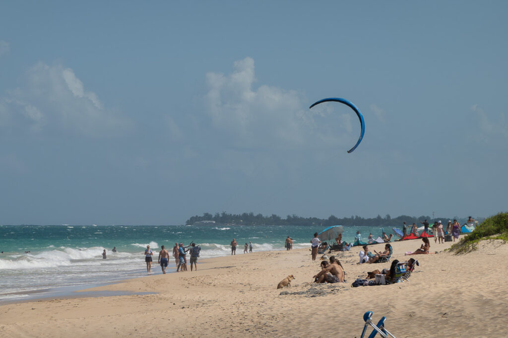 kitesurfing in Ocean Park Beach Best beach near San Juan cruise port