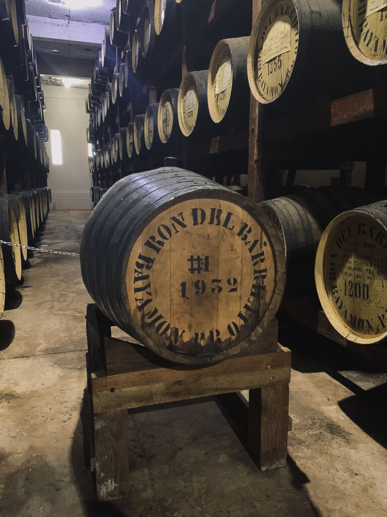 barrel number one of 1952 from ron del barrilito tour puerto rico