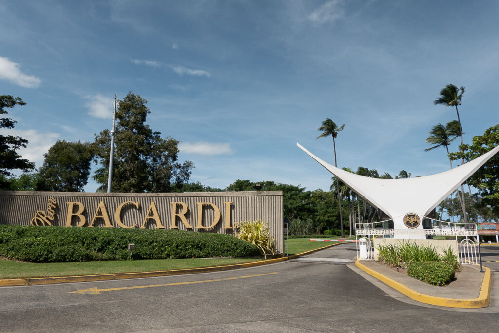 entrance of casa bacardi tour in san juan