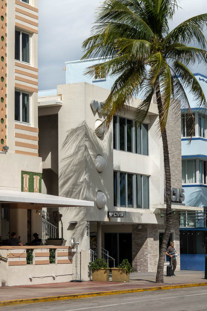 a creme art deco building which represents the scarface building miami which is a spot to visit in 24-hours in miami