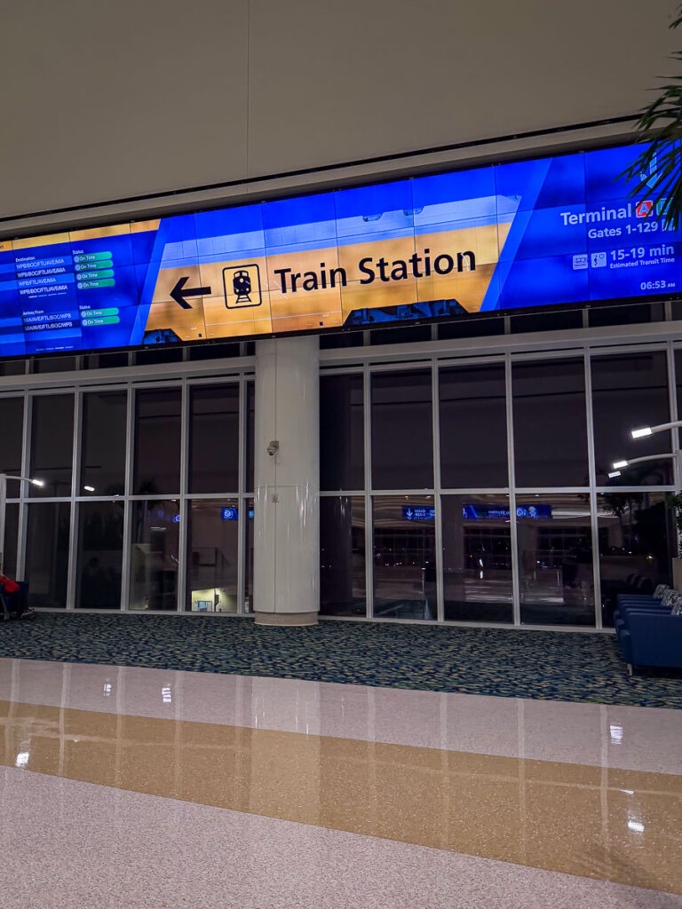 brighline terminal c train station orlando