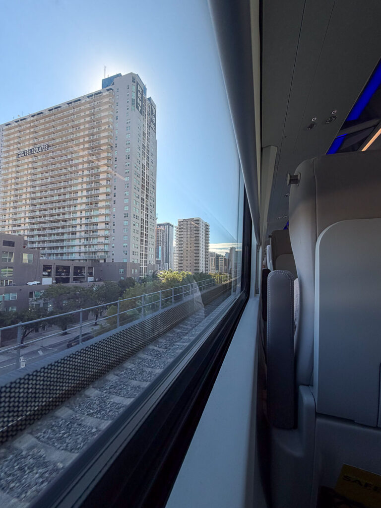 brightline train tracks exterior