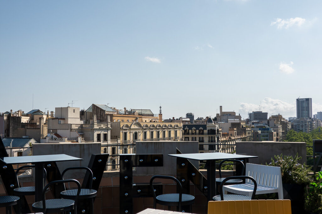 Occidental Diagonal 414 Barcelona rooftop view