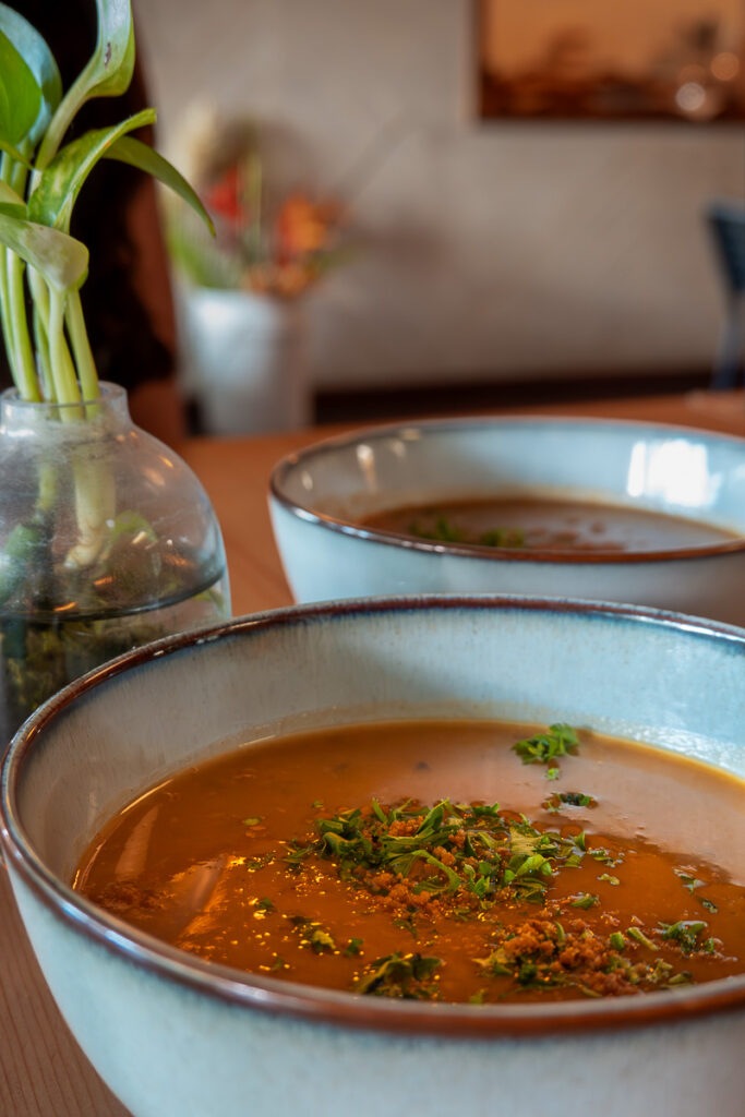 soup of vegetable soup from berlingeli cocina artesanal in san juan puerto rico