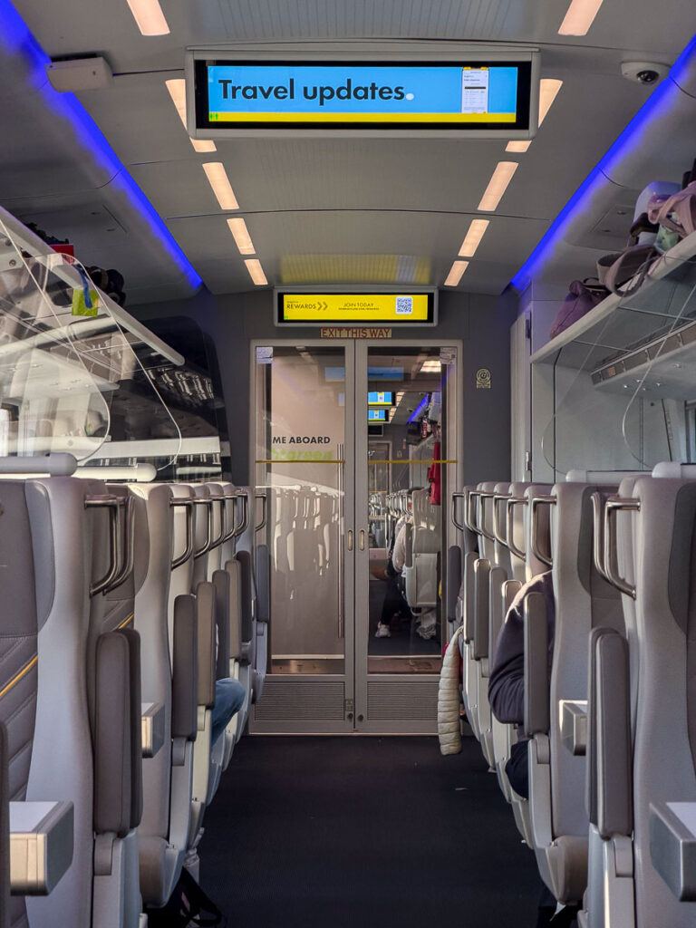 florida brightline train interior