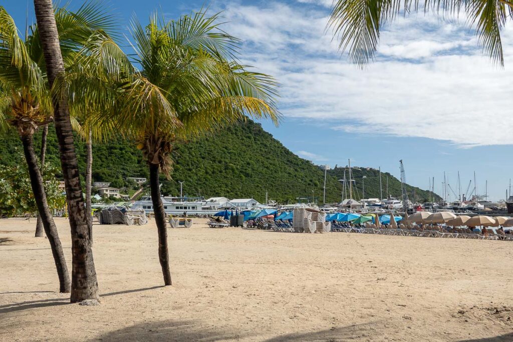 Philispburg boardwalk st maarten beach 