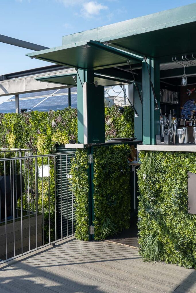 Rooftop Bheaven bar in Occidental Diagonal 414 Barcelona Spain