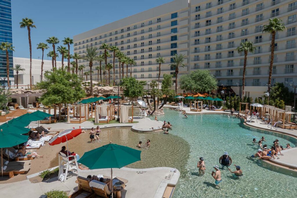 best pool in Las Vegas for adults Virgin Hotel