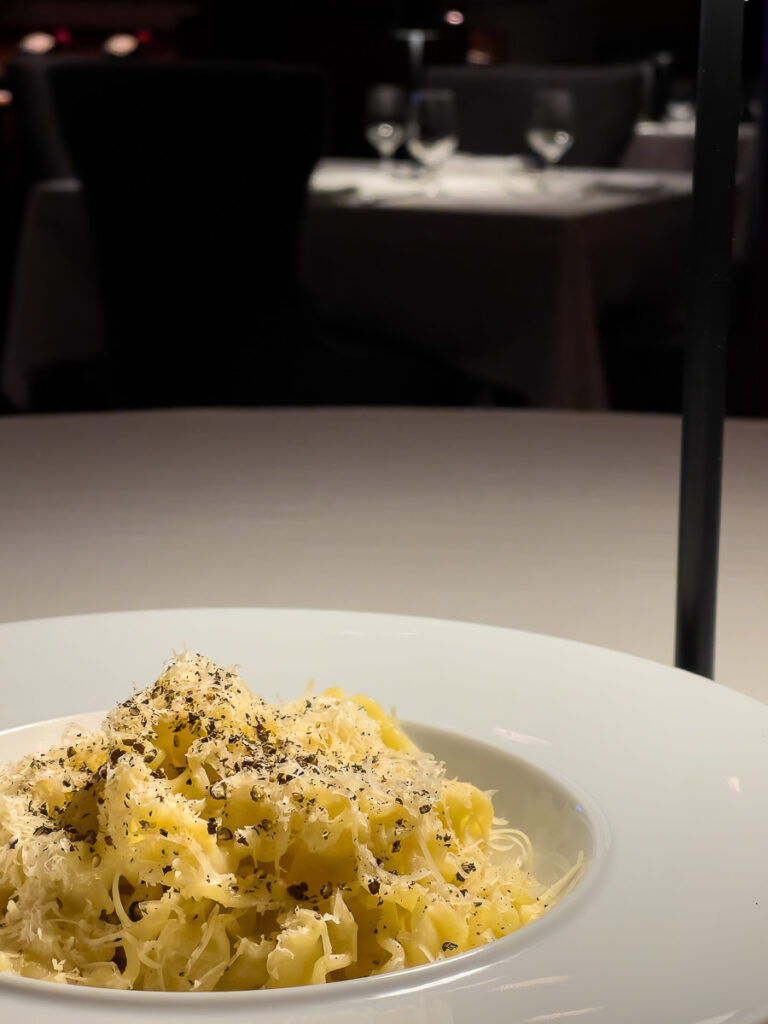 Fettuccine & Truffles a vegan pasta Las Vegas Crossroads Kitchen