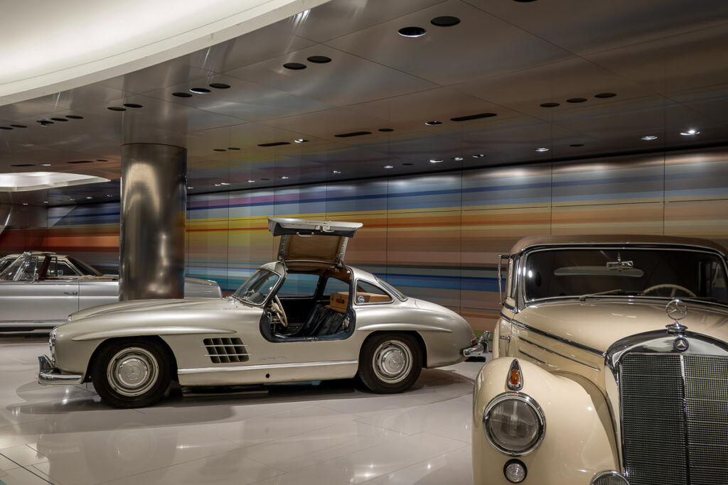 Mercedes Benz 300 SL Gullwing in the Prince of Monaco car collection