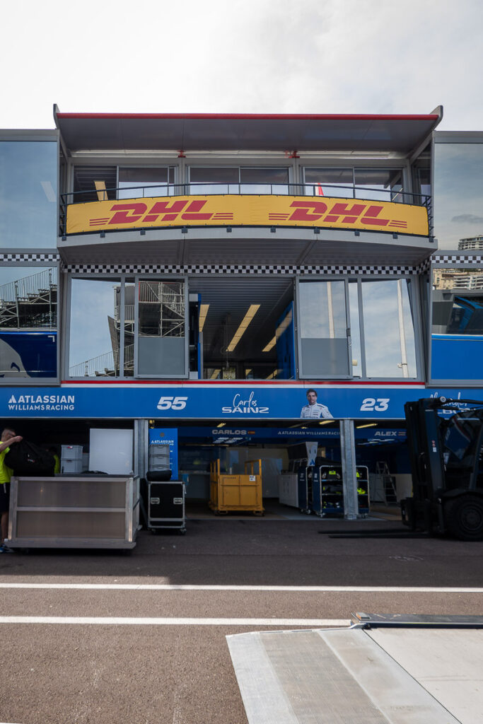 Monaco street circuit pit area of Monaco travel guide