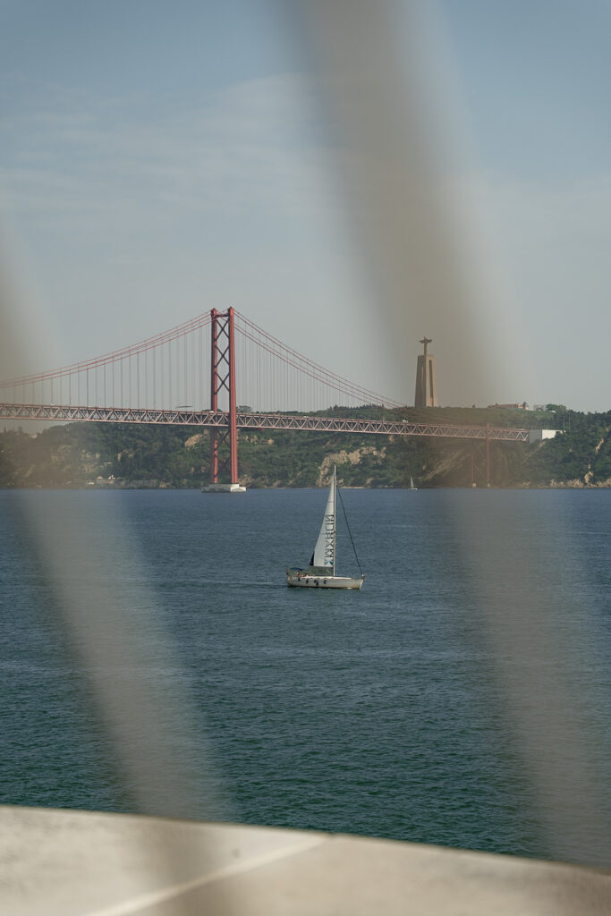 25 April bridge and Tagus river Lisbon