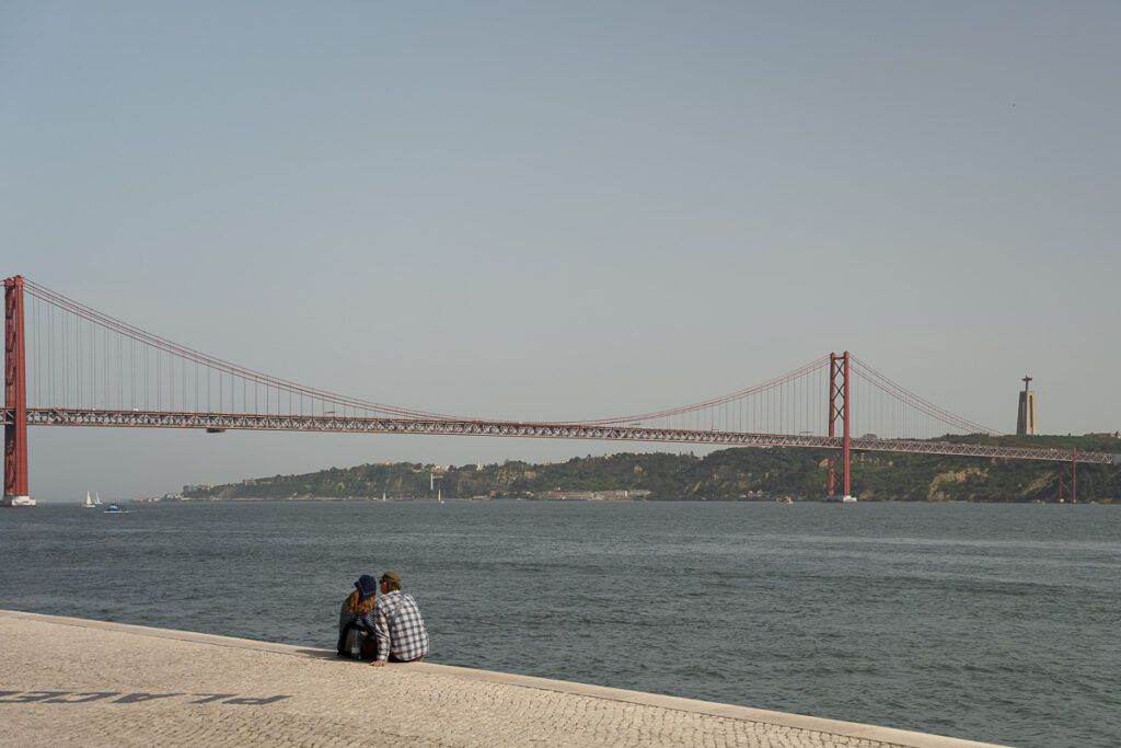 25 April bridge Lisbon view from MAAT