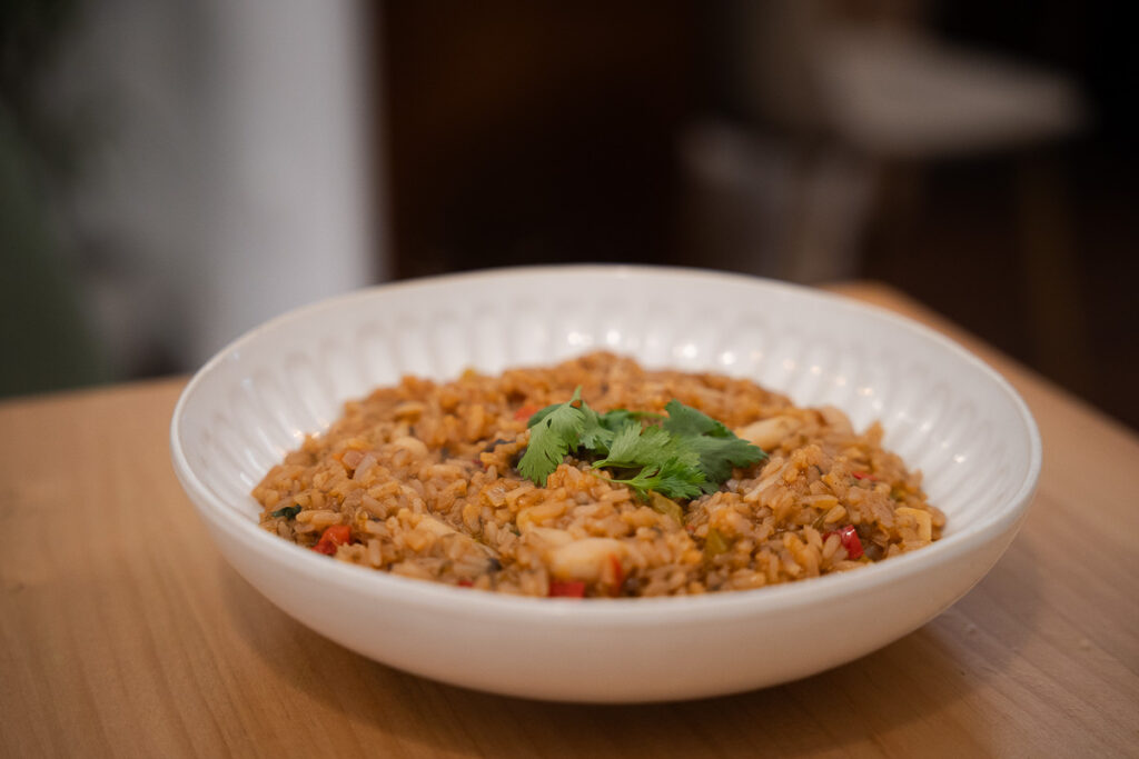 Arroz de Polvo (Octopus Style Risotto) from A minha Avo Lisbon vegan restaurant