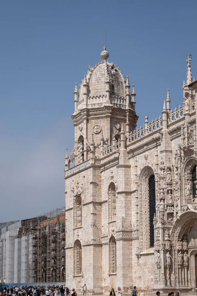 Belem day trip the facade of Jeronimos Monastery Lisbon