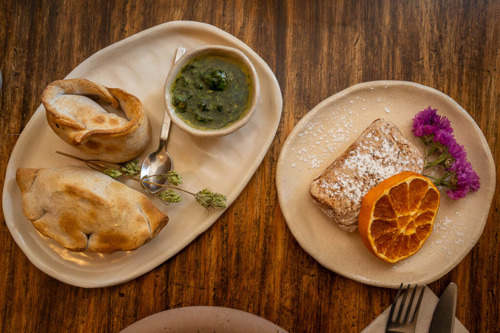 Carrot cake gluten free and vegan empanadas Lisbon O momento Casa de Empanadas