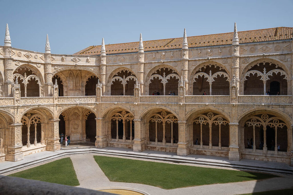 cloister Jerónimos Monastery Lisbon