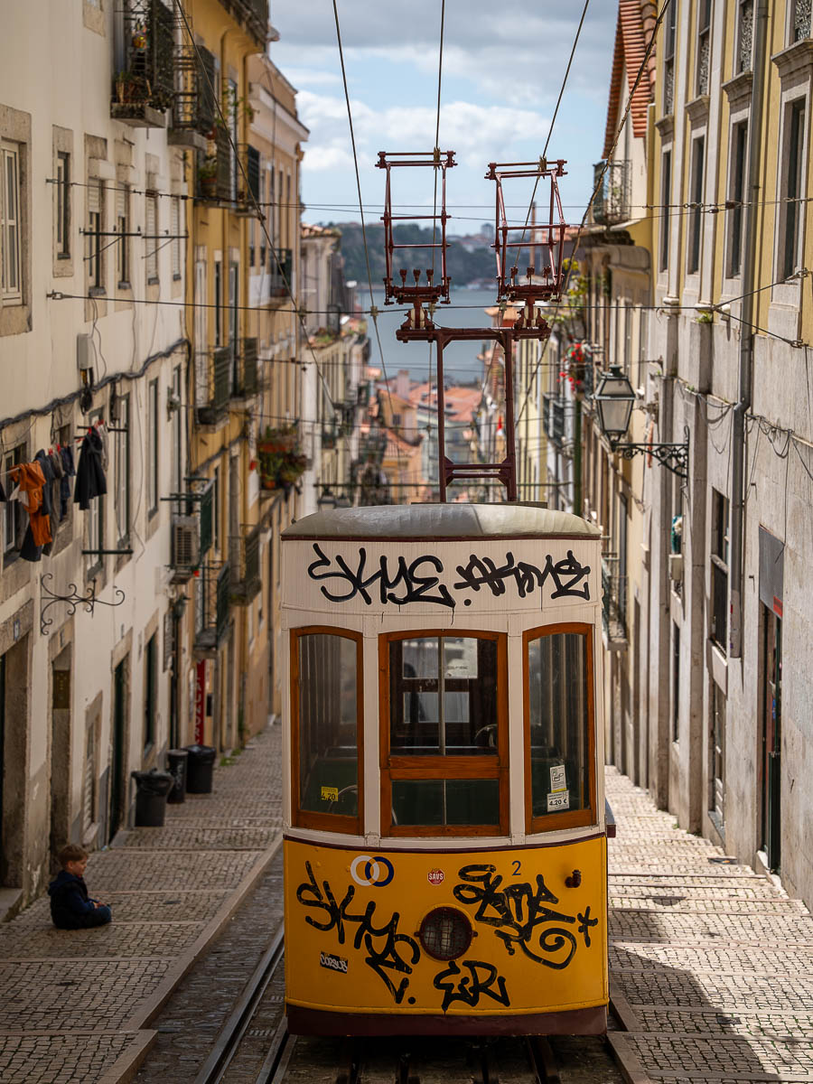 elevator da bica lisbon Lg. Calhariz Bica Funicular Picture a spot you can see in a three days in Lisbon visit
