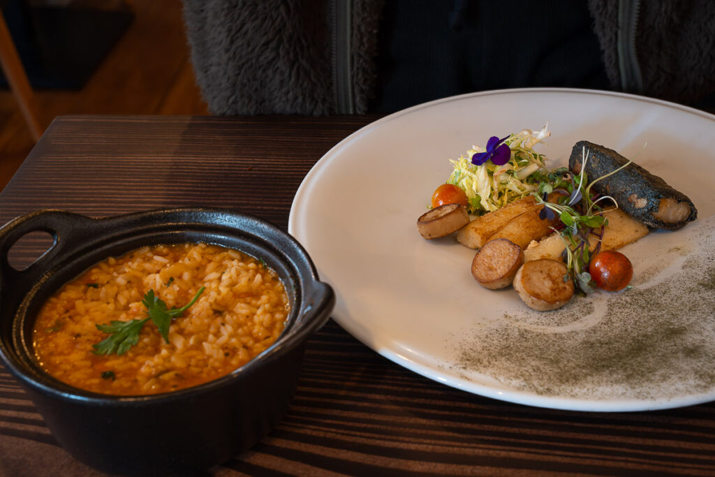 Vegan bacalhau com natas (vegan cod with cream) from Kong Food restaurant vegan Lisbon