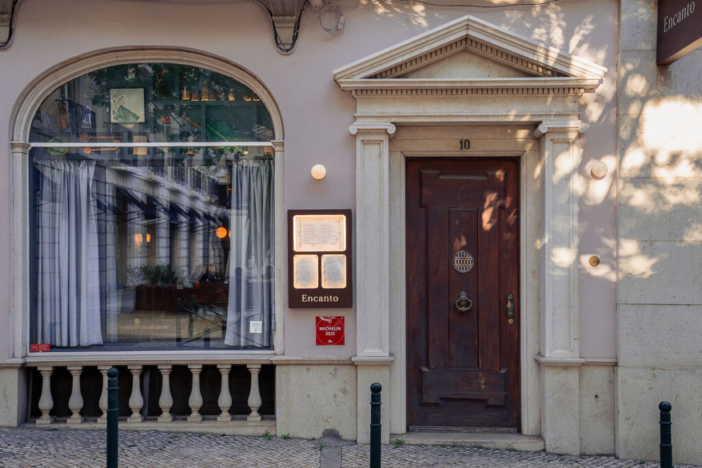 Vegan Fine Dining Lisbon Entrance Vegetarian Menu
Restaurant Encanto Lisbon a Michelin Star Lisbon