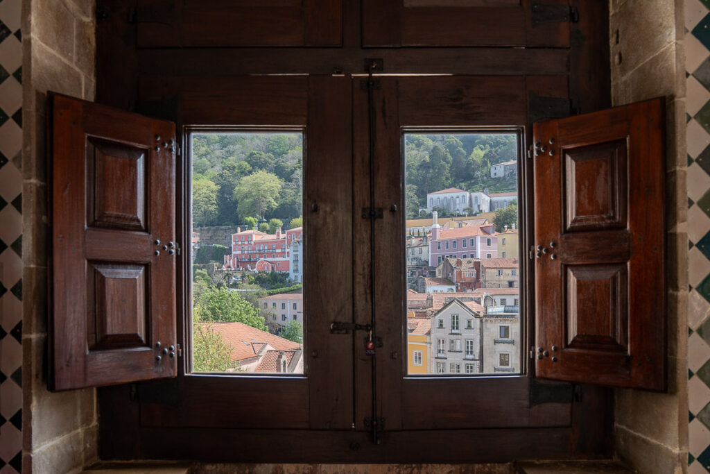 view of Sintra Historic Center from the National Palace of Sintra