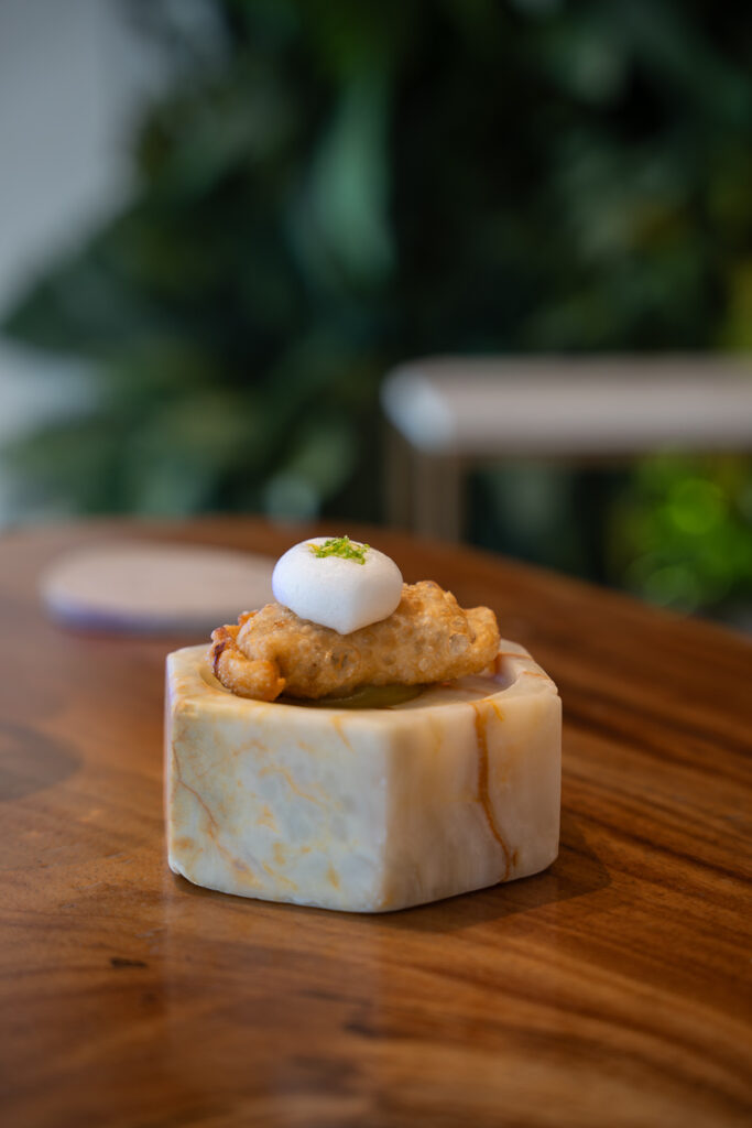 Vegan Dry Shrimp Rice Empanada El Cielo Restaurant Miami