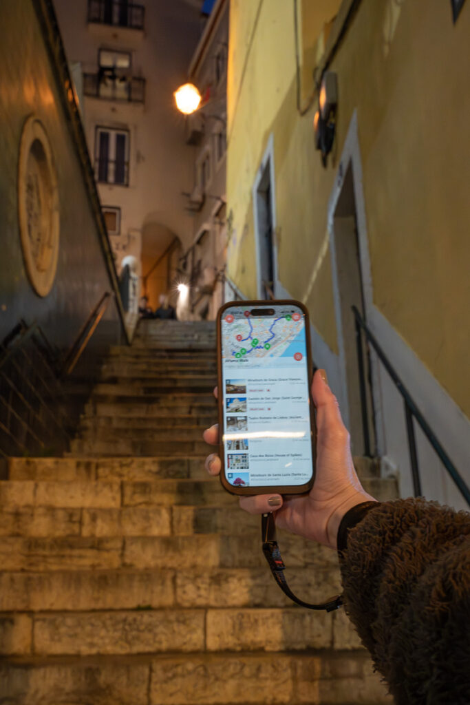 Using GPSMyCity for a DIY Walking Tour in Lisbon