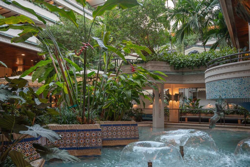 Mayfair Fountain Garden Atrium Miami