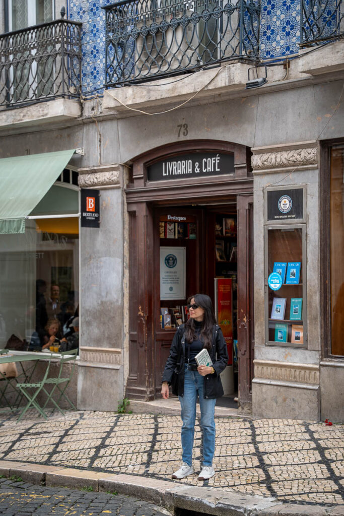 Oldest Bookstore in the World Livraria Bertrand Entrance