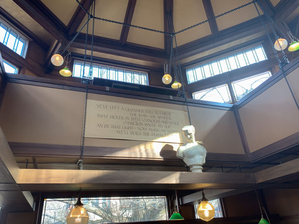 Chicago Frank Lloyd Wright Home and Studio Interior