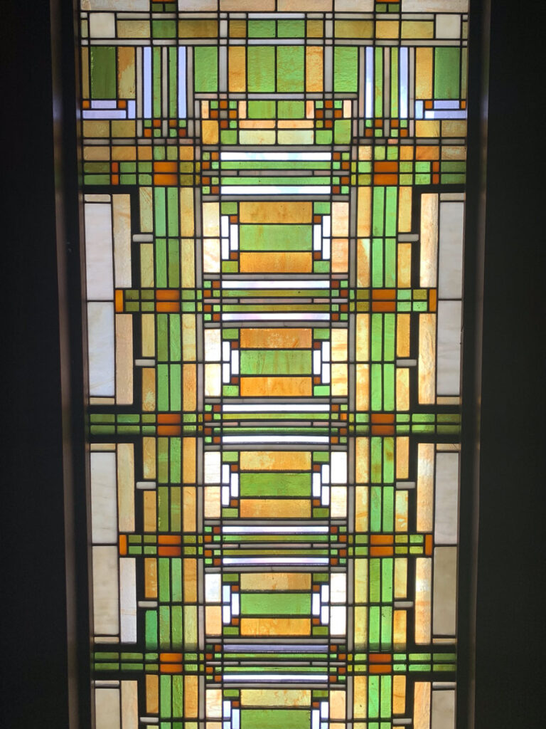 Frank Lloyd Wright Home and Studio Chicago Stained Glass