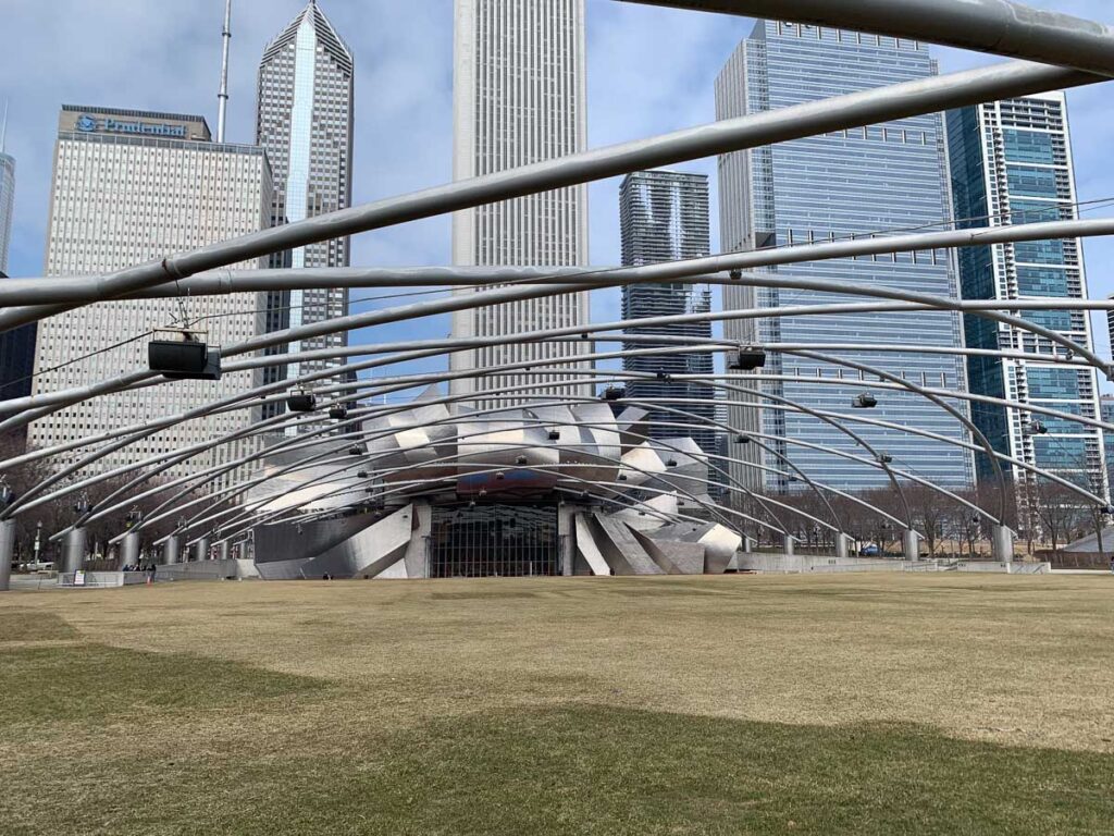 Jay Pritzker Pavilion at Day Chicago Trip Itinerary