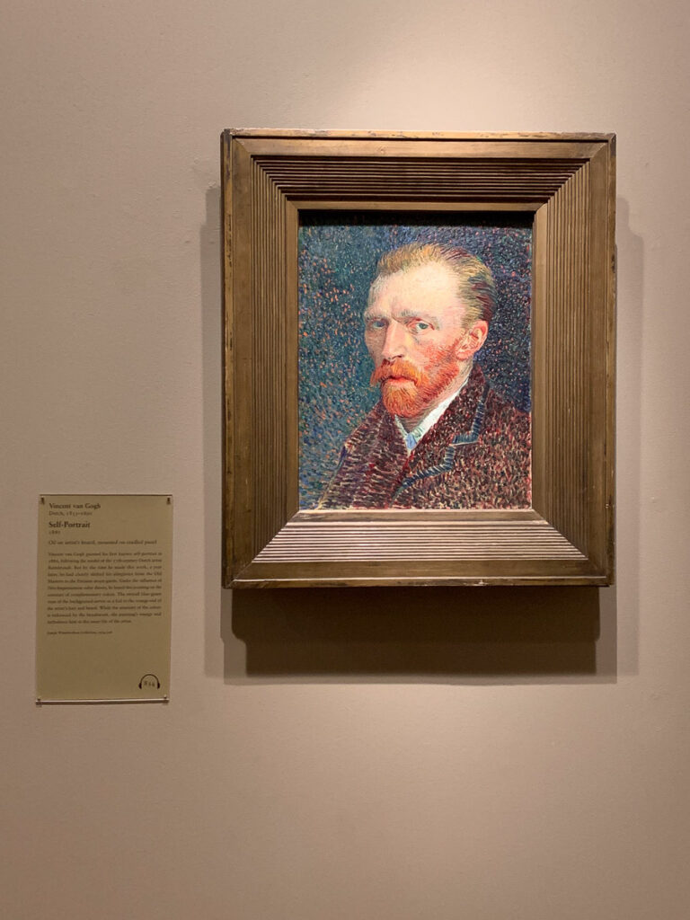 Vincent van Gogh Self Portrait Art Institute of Chicago